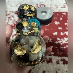 Handmade Epoxy Pumpkin Stack Filled With Jewelry
